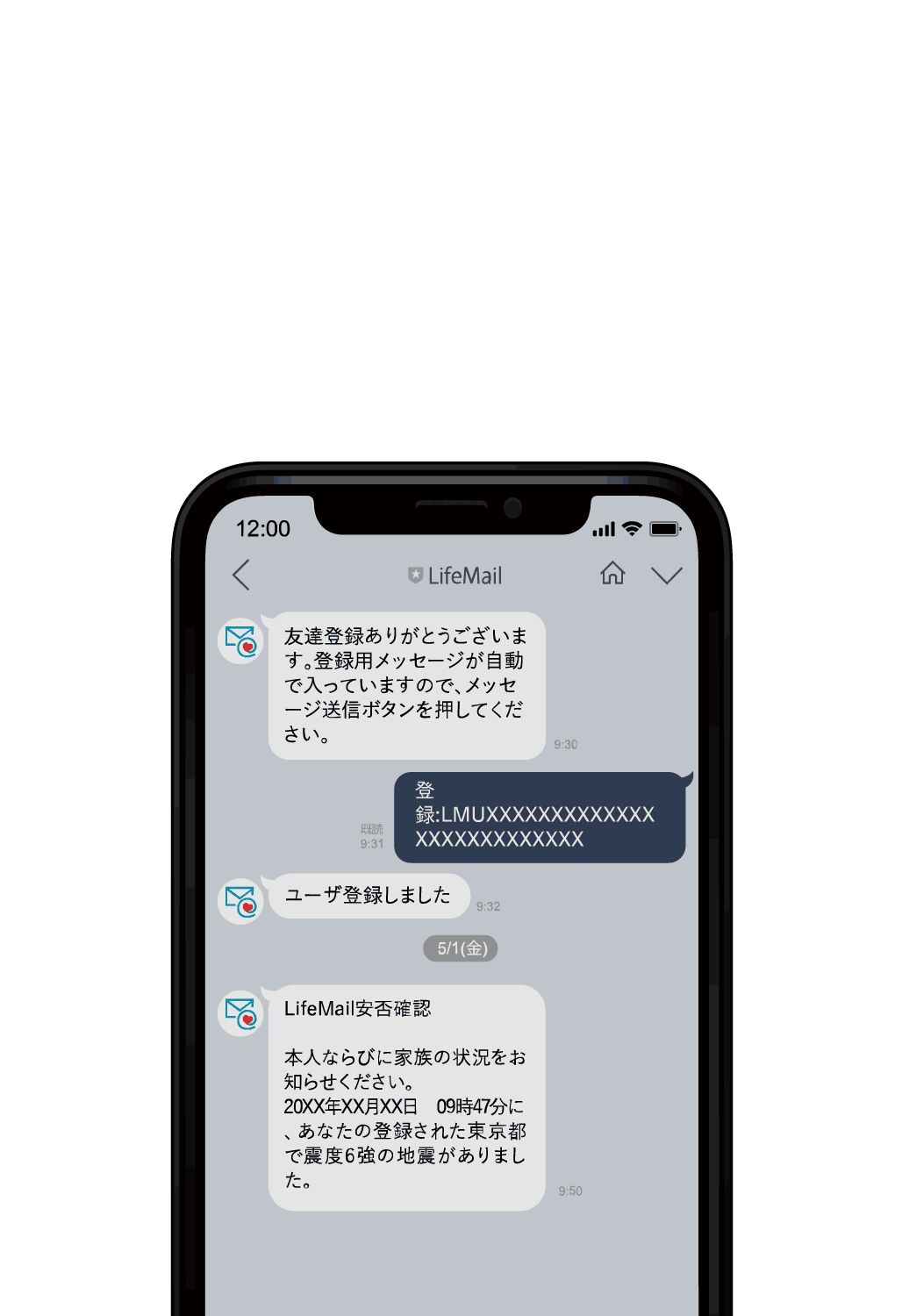 災害後の通信が混雑する時こそ確実な安否確認